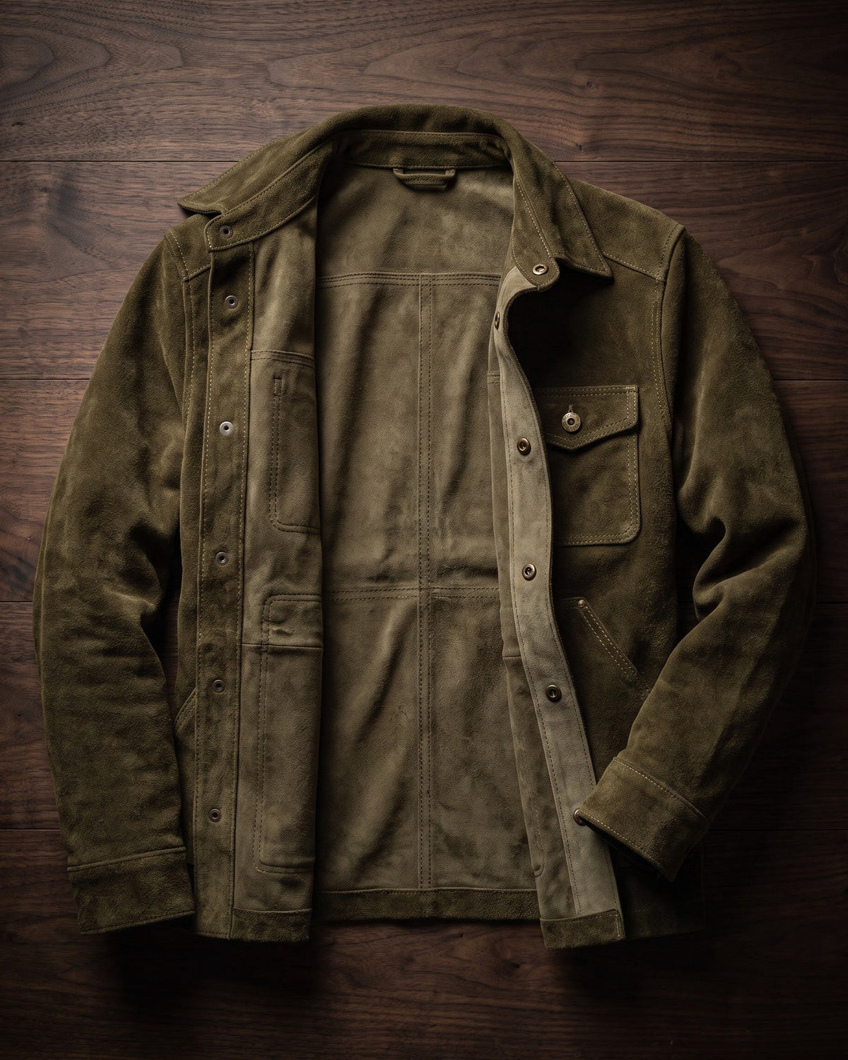 Ettore Suede Overshirt Jacket